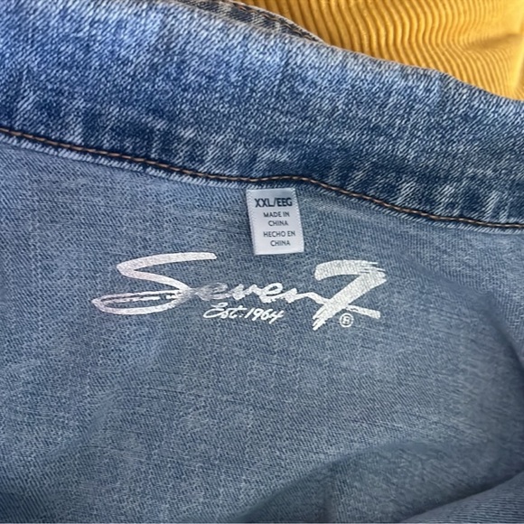 Seven7 Light Blue Denim Jacket - Picture 10 of 10